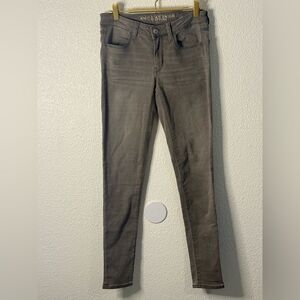 American Eagle Outfitters Women's Jeggings Jeans in grey- Size 4
